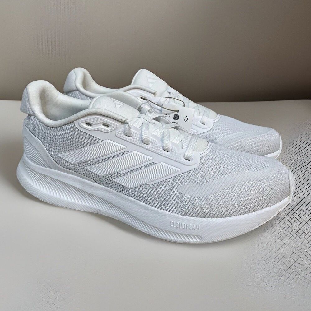 Adidas Women's Runfalcon 5 Running Shoes IH7760 Size 9.5 White Walking Jogging